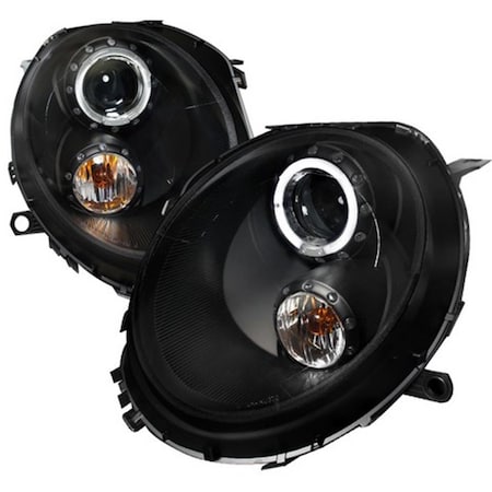 Overtime Black Housing Projector Headlights for 07 to 12 Mini Cooper, 10 x 21 x 27 in. OV2485298